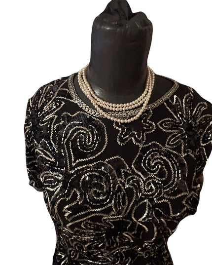 Sarah Coventry 3 strand faux pearl necklace Vintage