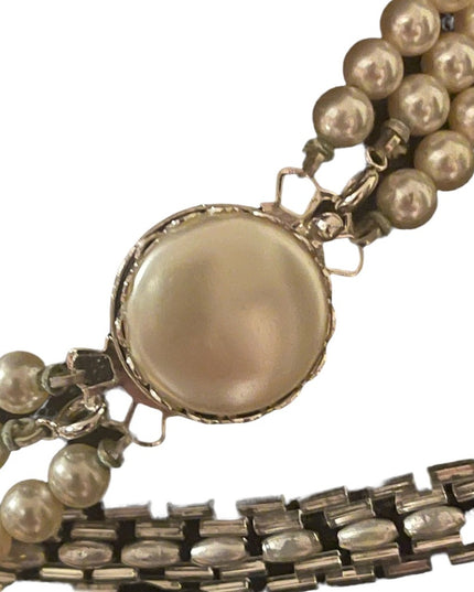 Sarah Coventry 3 strand faux pearl necklace Vintage