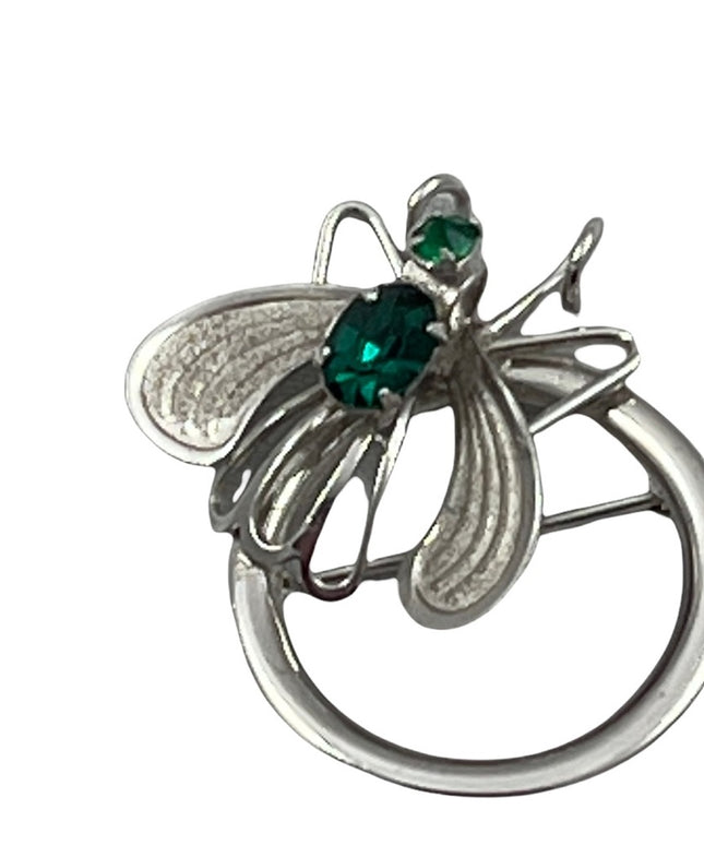 Vintage sterling silver bug brooch Boyd Bond