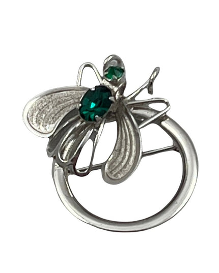Vintage sterling silver bug brooch Boyd Bond