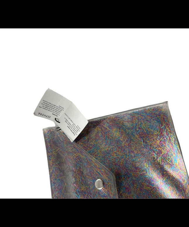 NWT Sephora Tinsel Time confetti clutch purse