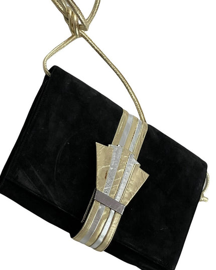 Vintage Capucine For Rayne Italy Suede FROM Paris See note! Leather Purse french
