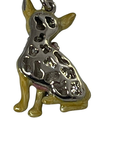 Alexander Kalifano Las Vegas “Ay Chiwawa” Key chain dog NWT rhinestones enamel