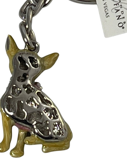 Alexander Kalifano Las Vegas “Ay Chiwawa” Key chain dog NWT rhinestones enamel