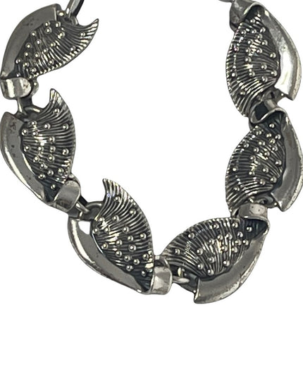 Vintage Sterling silver 925 Danecraft bracelet fancy shell design