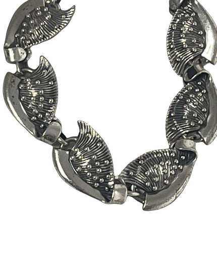 Vintage Sterling silver 925 Danecraft bracelet fancy shell design