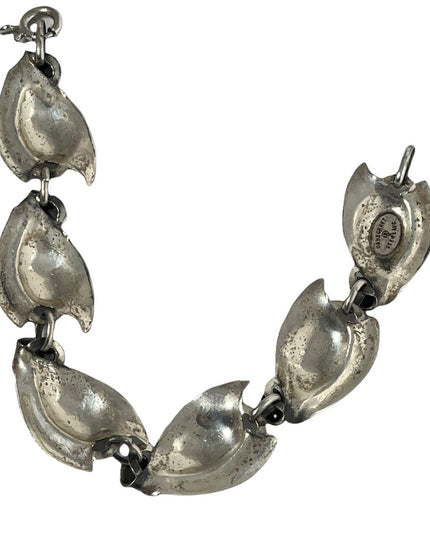 Vintage Sterling silver 925 Danecraft bracelet fancy shell design