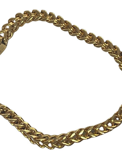 Gold plated Chunky stainless steel bracelet