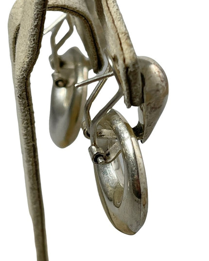 Vintage sterling silver 925 chunky dangle earrings
