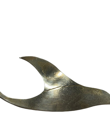 Vintage Sterling Silver 925 BOB FORD Handmade modernist bird brooch