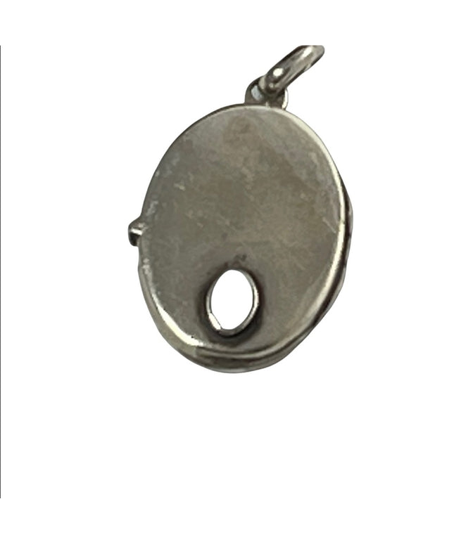 Vintage Sterling silver 925 pearl  locket pendant