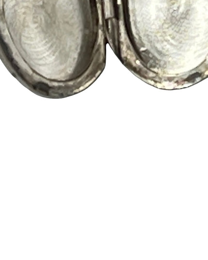 Vintage Sterling silver 925 pearl  locket pendant