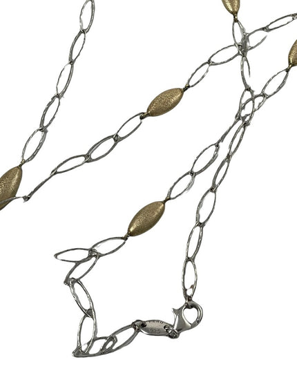 Stunning Charles Garnier sterling silver 18k gold plt Constellation necklace