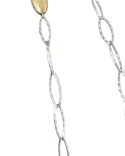 Stunning Charles Garnier sterling silver 18k gold plt Constellation necklace