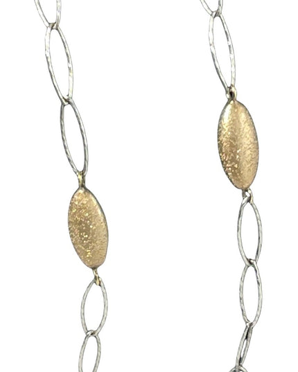 Stunning Charles Garnier sterling silver 18k gold plt Constellation necklace