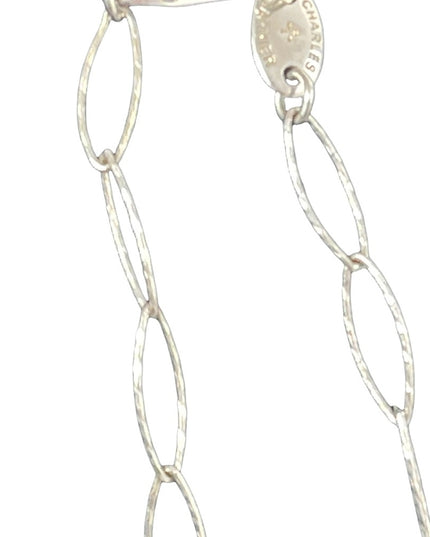 Stunning Charles Garnier sterling silver 18k gold plt Constellation necklace