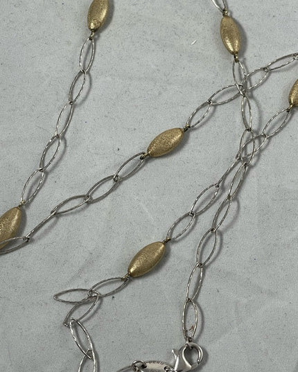 Stunning Charles Garnier sterling silver 18k gold plt Constellation necklace