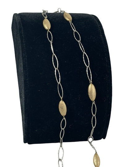 Stunning Charles Garnier sterling silver 18k gold plt Constellation necklace