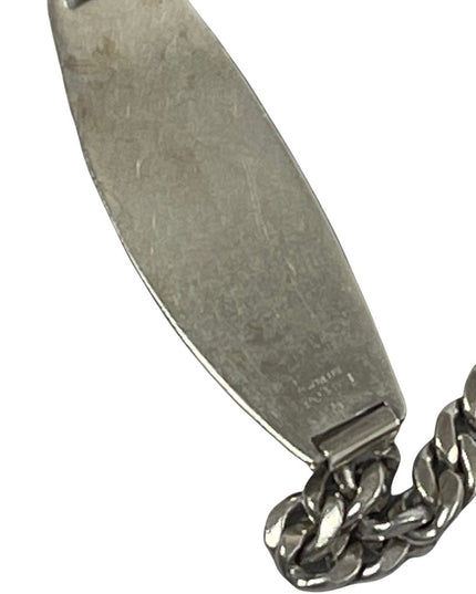 Vintage sterling silver 925 Ballou ID Bracelet Mens or Women