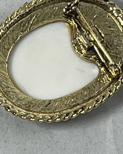 Vintage Gold finish Ceramic Cameo signing of Declaration of independance
