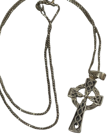 Sterling silver 925 Celtic cross necklace