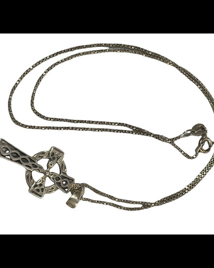 Sterling silver 925 Celtic cross necklace