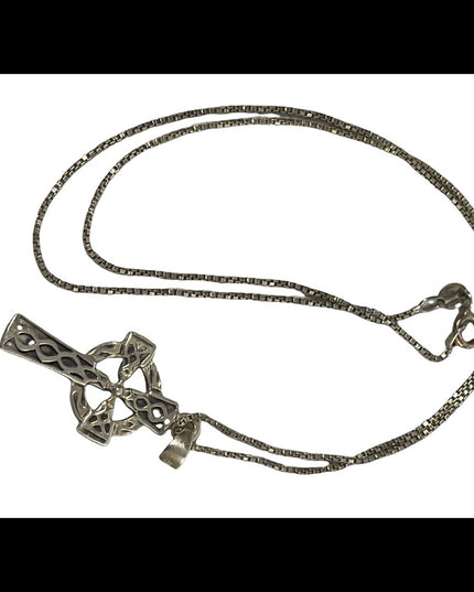 Sterling silver 925 Celtic cross necklace