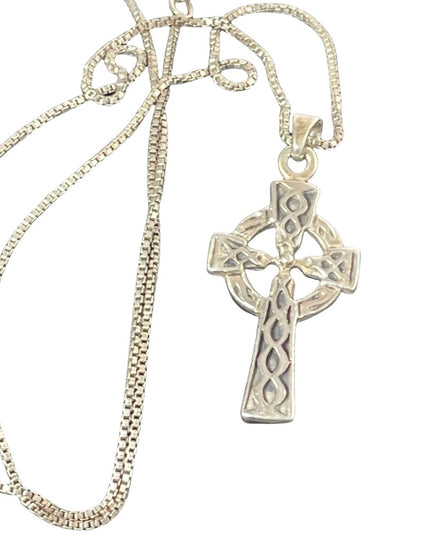 Sterling silver 925 Celtic cross necklace