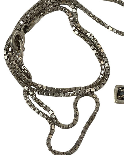 Steriing silver cross necklace 925