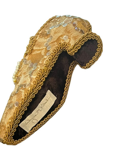 Wayne Kleski Katherines collection Retired embellished Victorian shoe