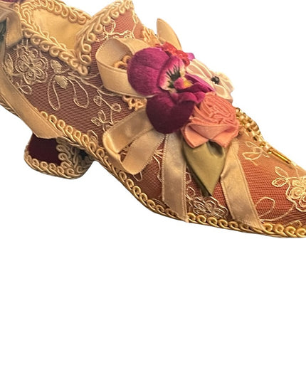 Wayne Kleski Katherines Collection retired Embellished Victorian shoe decor