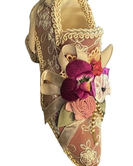 Wayne Kleski Katherines Collection retired Embellished Victorian shoe decor