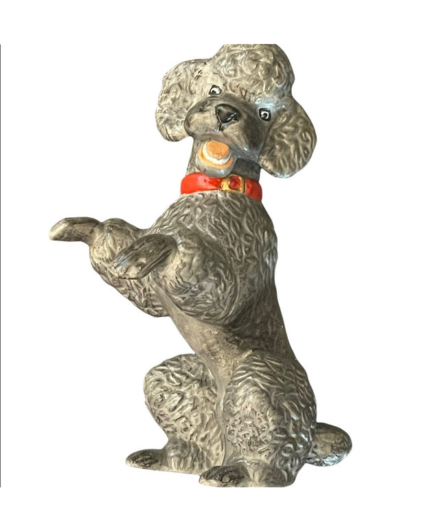 Vintage 1978 Handpainted ceramic FIFI Parisian Poodle dog statue