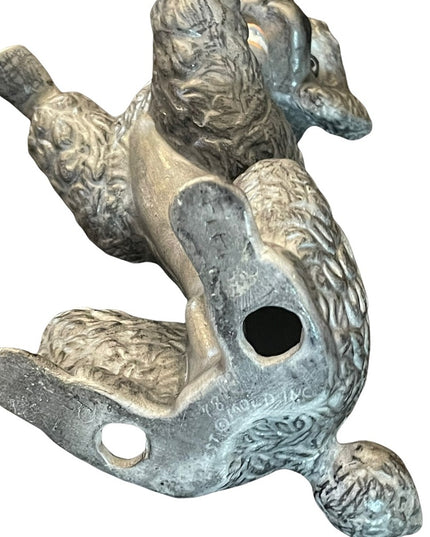 Vintage 1978 Handpainted ceramic FIFI Parisian Poodle dog statue