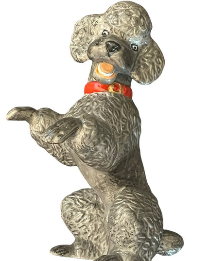 Vintage 1978 Handpainted ceramic FIFI Parisian Poodle dog statue