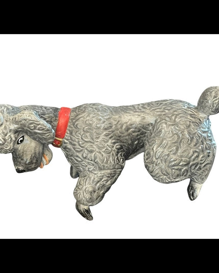 Vintage 1978 Handpainted ceramic FIFI Parisian Poodle dog statue