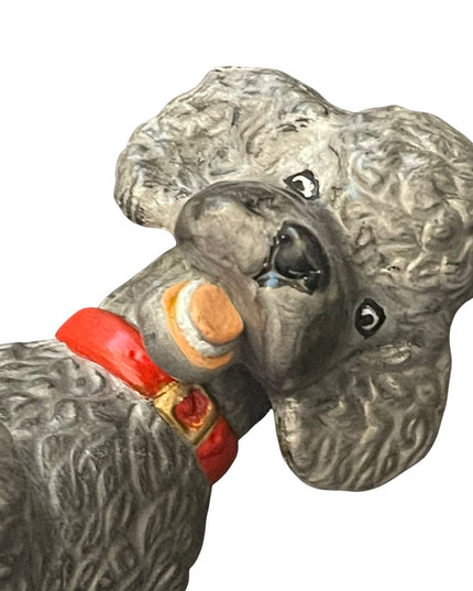Vintage 1978 Handpainted ceramic FIFI Parisian Poodle dog statue