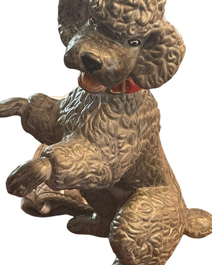 Vintage 1978 Handpainted ceramic FIFI Parisian Poodle dog statue
