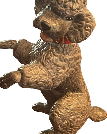 Vintage 1978 Handpainted ceramic FIFI Parisian Poodle dog statue