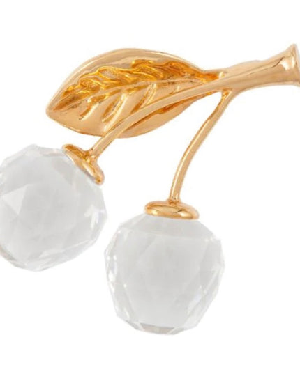 Swarovski Authentic (swan) crystal cherries retired brooch