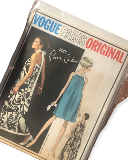 Vogue Paris 1847 Pierre Cardin Sewing Pattern VTG