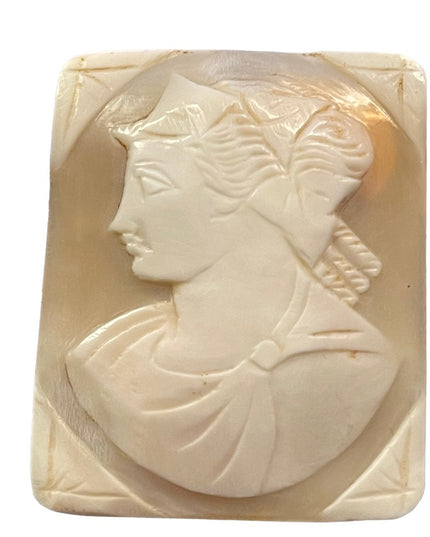Vintage Large Shell Cameo Unset hand carved