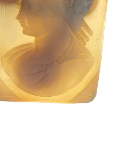 Vintage Large Shell Cameo Unset hand carved