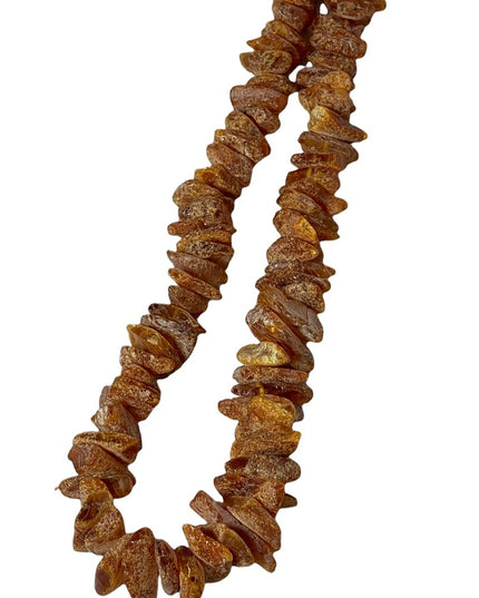 Vintage large Baltic honey amber necklace
