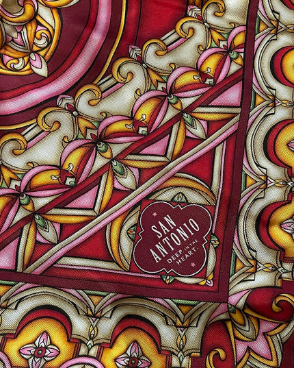 Marisol Deluna NY San Antonio Silk Scarf LG Limited Edition
