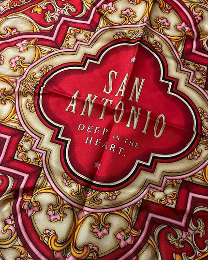 Marisol Deluna NY San Antonio Silk Scarf LG Limited Edition