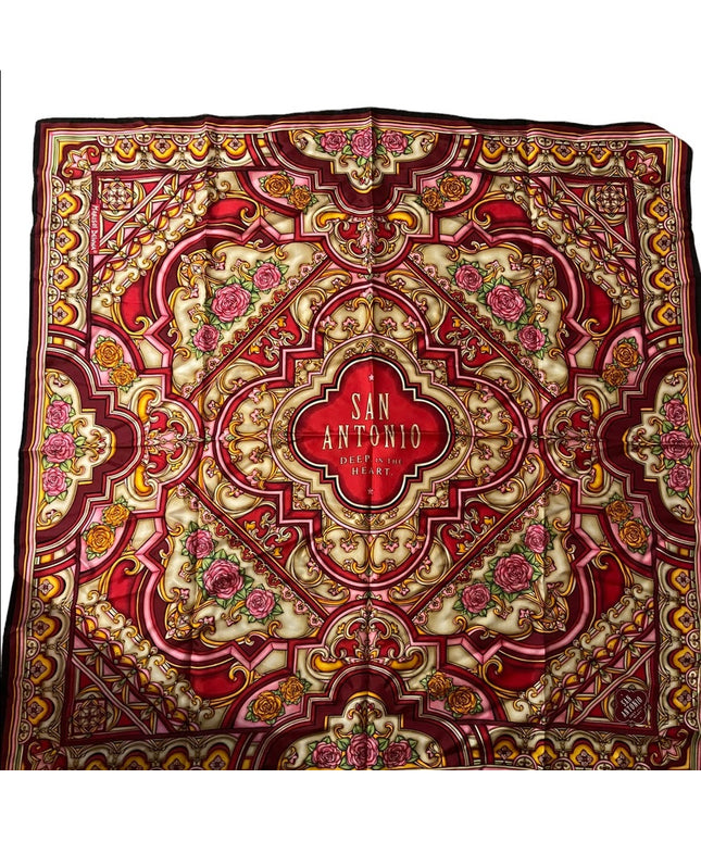 Marisol Deluna NY San Antonio Silk Scarf LG Limited Edition