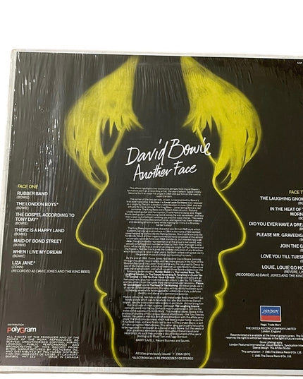 David Bowie Another Face 1981 Record Vinyl LP