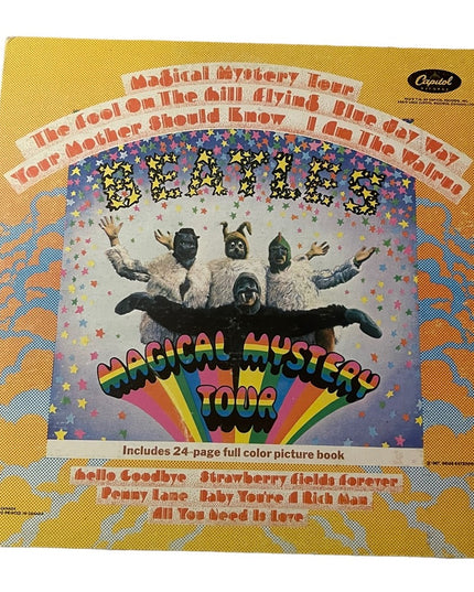 Vintage Beatles Magical Mystery Tour Recod Album Vinyl LP
