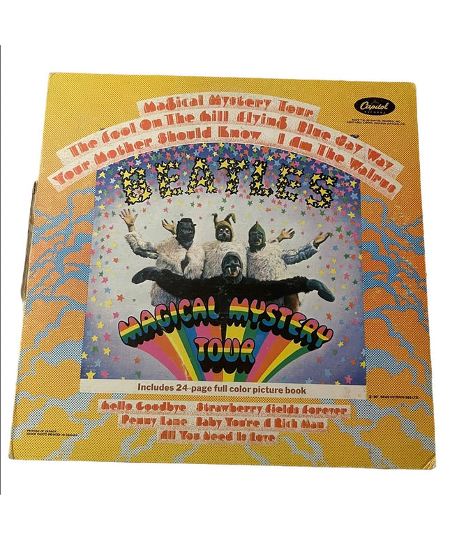 Vintage Beatles Magical Mystery Tour Recod Album Vinyl LP